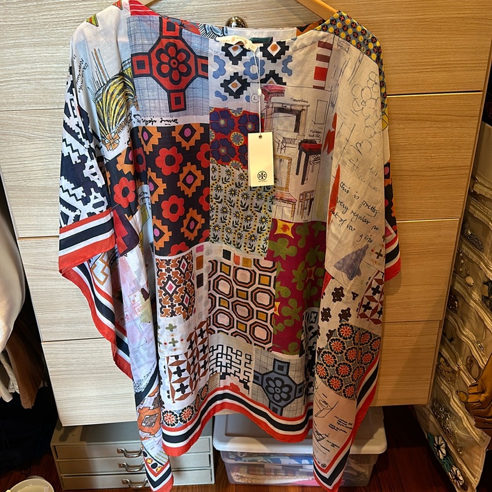 Scrapbook beach caftan XS/S